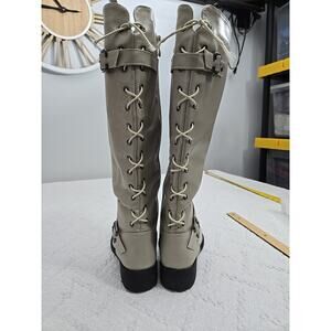 Wanted Lady Luck Women's Riding Boots Color Ice Sz 6.5 Steampunk